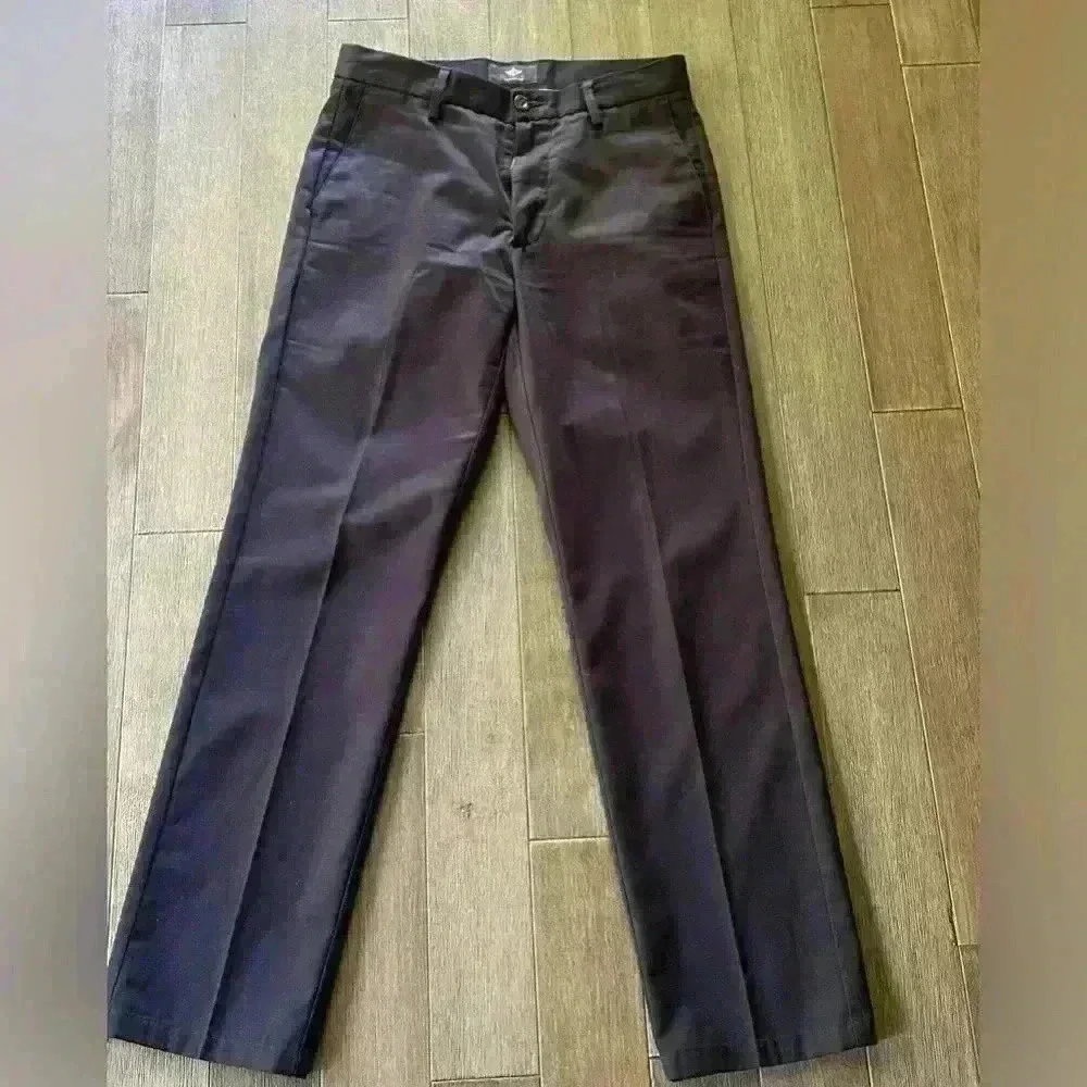 Black Dockers, slim fit, size 29W/30L